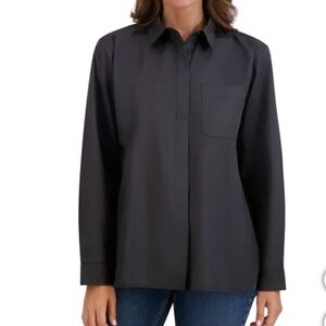 Women's Teal Button-Up Shirt